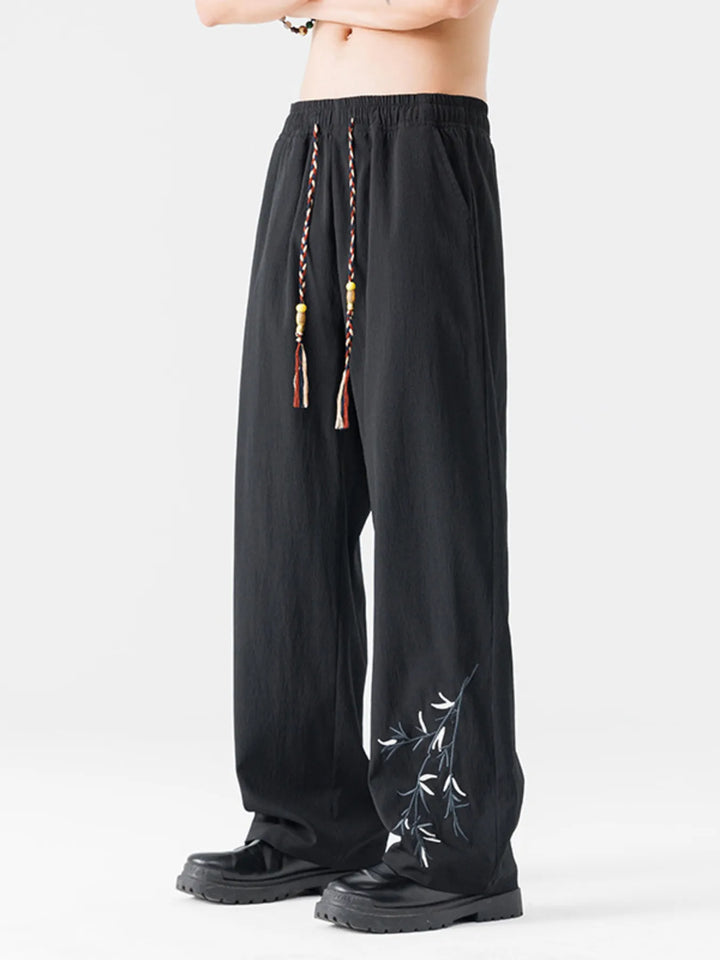 Men's Full Size Wide Leg Pants Plus Size