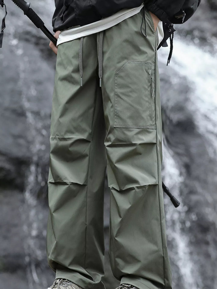 Men's Plus Size Loose Fit Multi-Pocket Cargo Pants