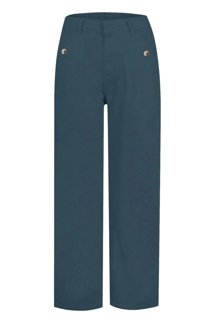 High Waist Jeans with Pockets