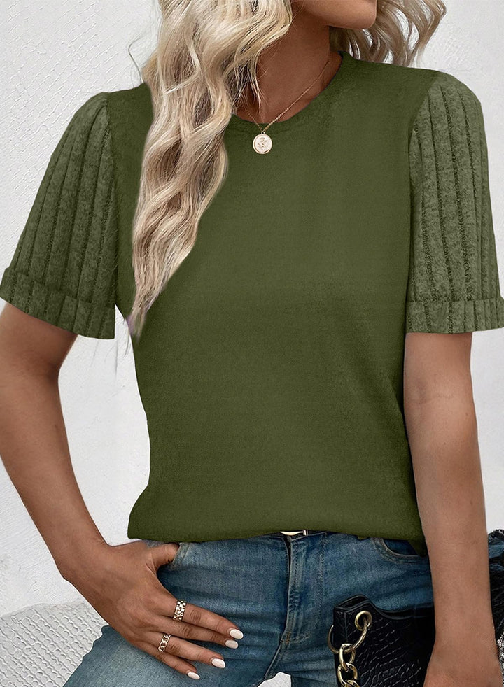 Women's Casual Short Sleeve T-Shirt Loose Fit Summer Top