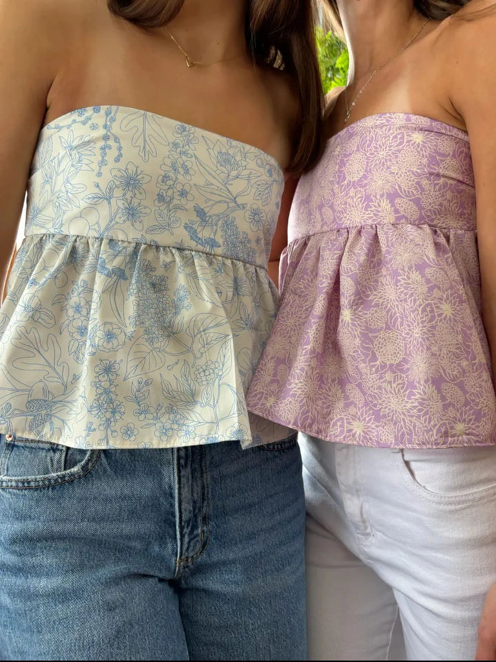 Tie Back Tube Top
