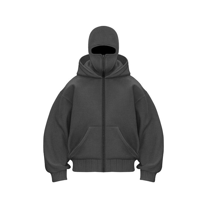 Men's And Women's Double-headed Zipper Hoodie