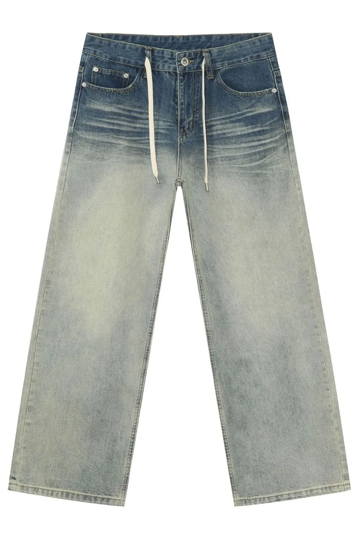 Men's Loose Fit Jeans with Pockets