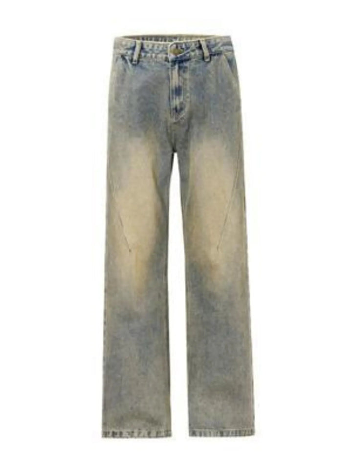 Men's Vintage Wash Straight Leg Jeans