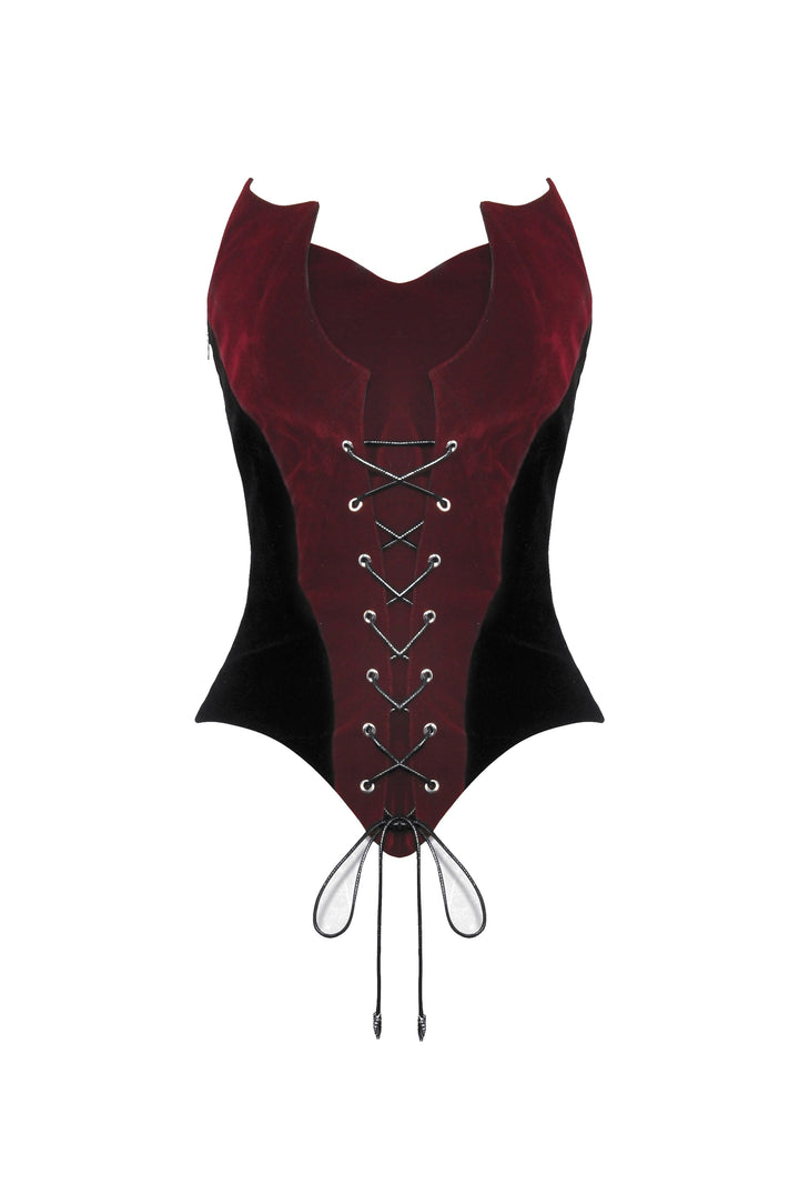 Gothic Waist-cinching Slimming Camisole With Temperament