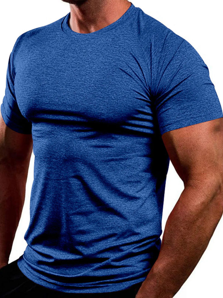 Men's Full Size Round Neck Short Sleeve T-Shirt Plus Size