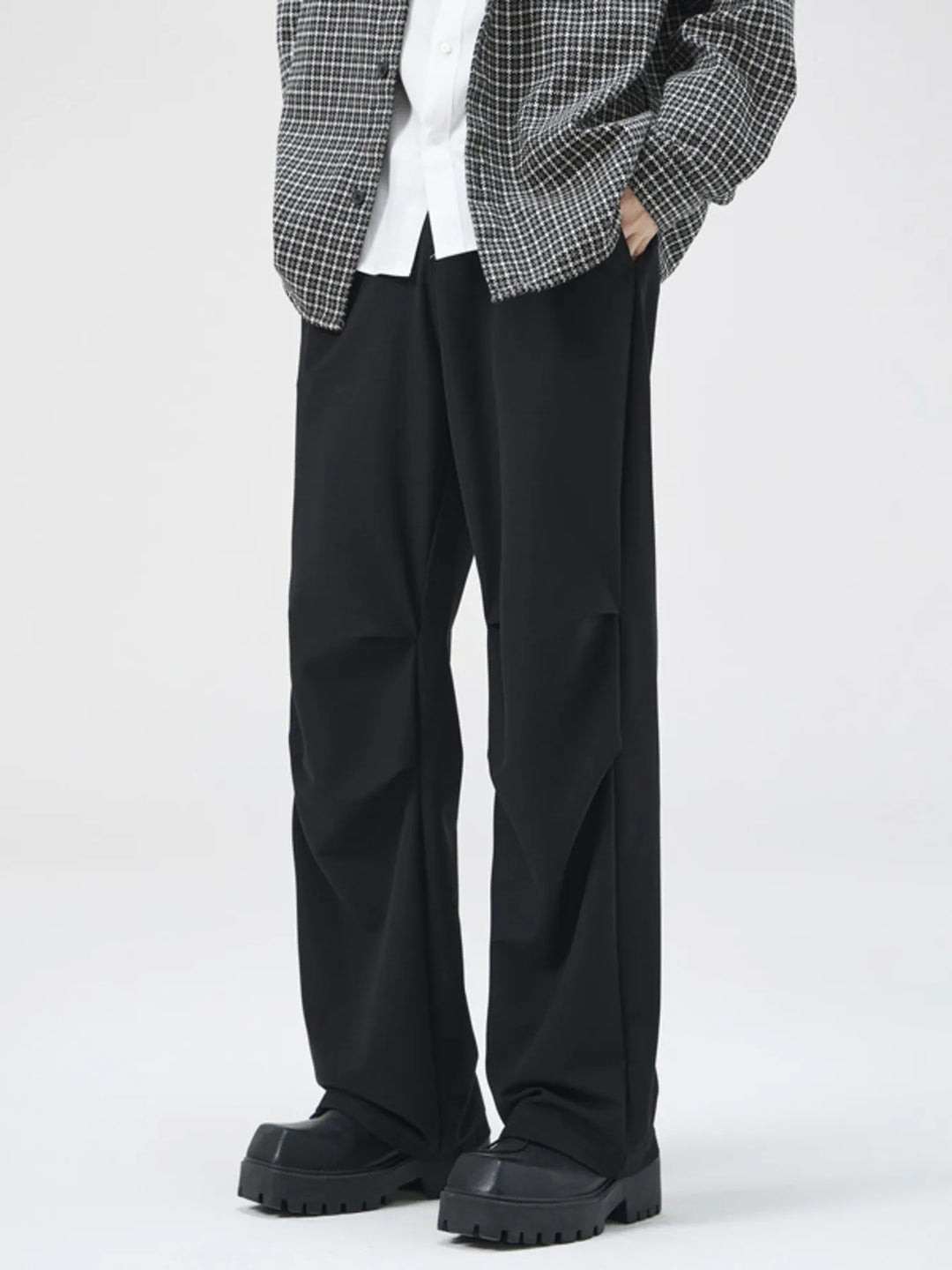 Men's Full Size Wide Leg Relaxed Fit Pants Plus Size