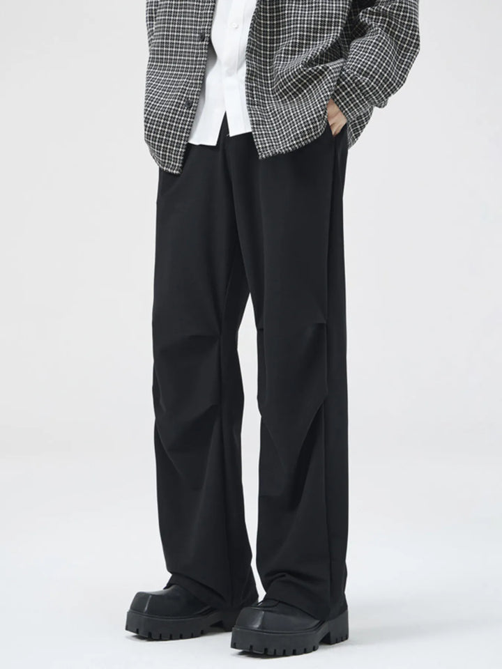 Men's Full Size Wide Leg Relaxed Fit Pants Plus Size