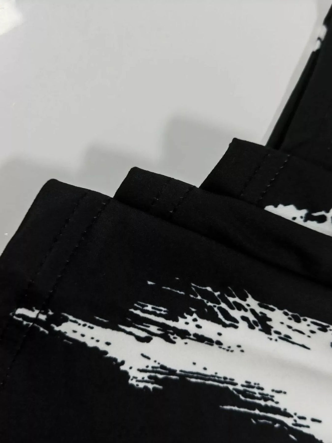 Abstract Print Sleeveless Top & Wide Leg Pants Set
