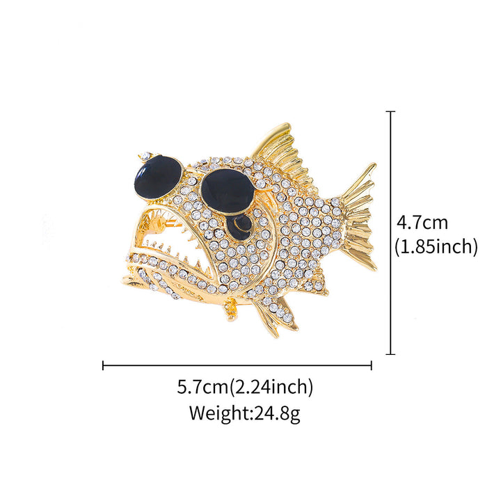 Enamel-dripped Lobster Brooch Accessory For Women