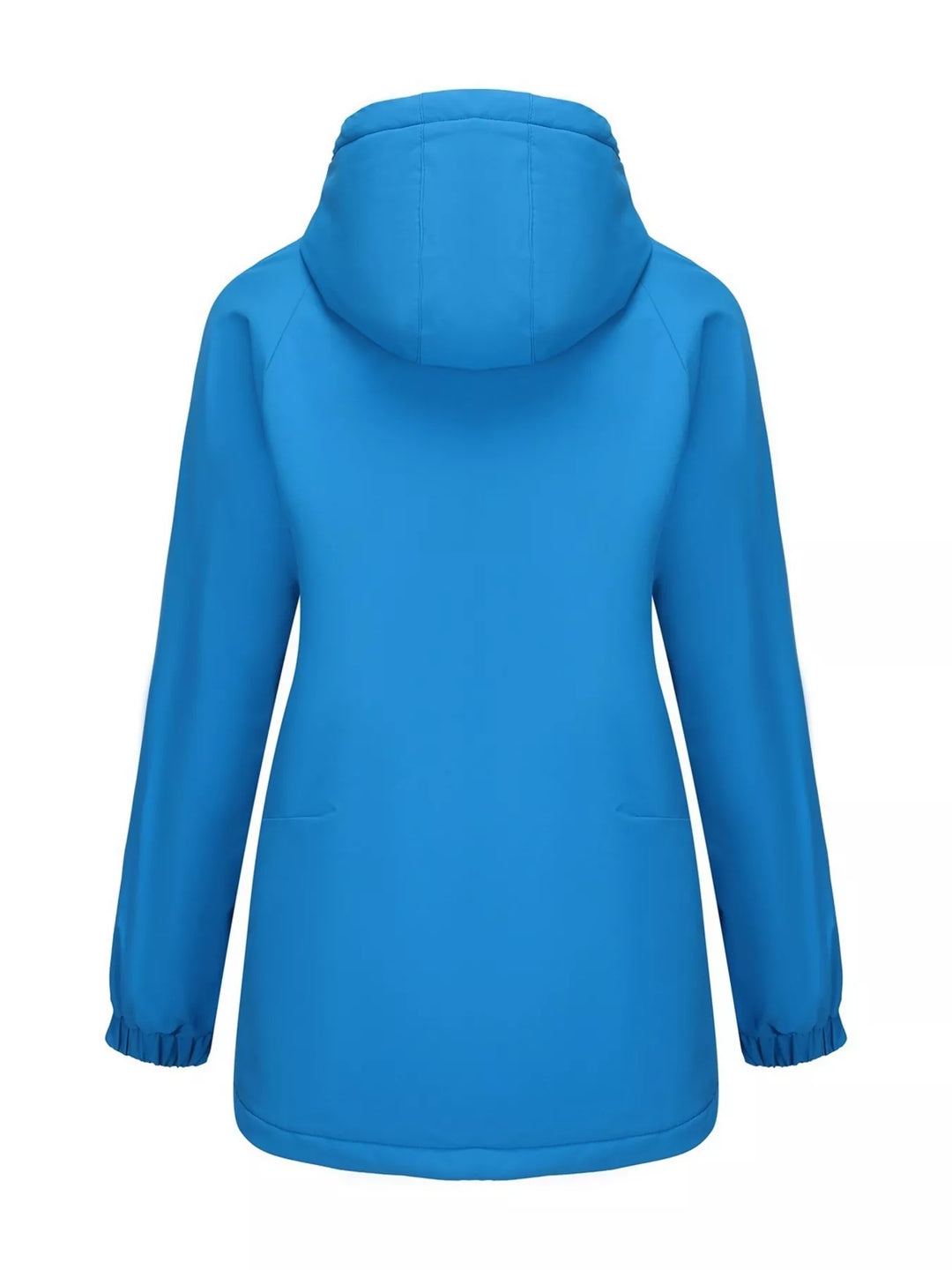 Full Size Zip Up Hooded Parka Outerwear Plus Size