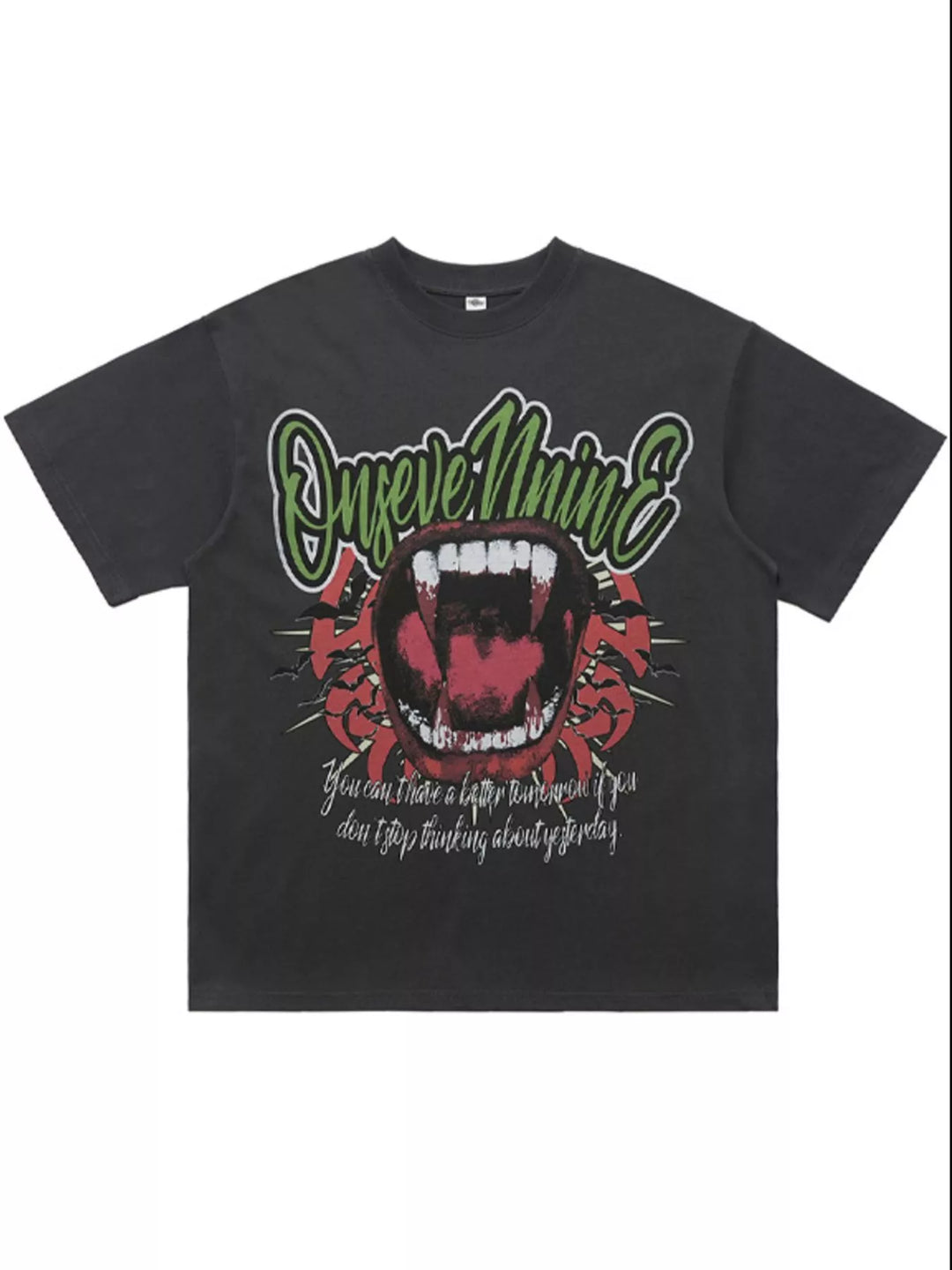 Men's Graphic Round Neck Oversized T-Shirt