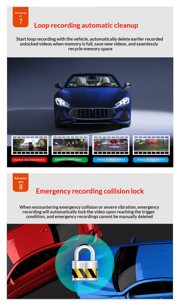 Three Versions Of 4K High-definition Car Dashcam