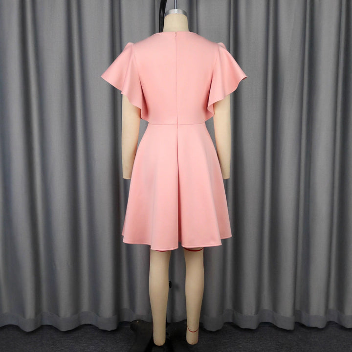 Summer New Fashion Elegant Embroidery Slim Fit Elegant Party Dress