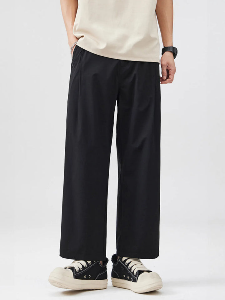 Men's Full Size Wide Leg Pants Plus Size
