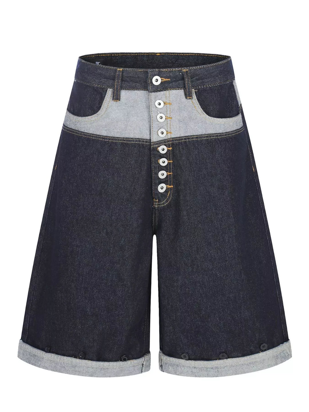Men's Button Fly Denim Capris