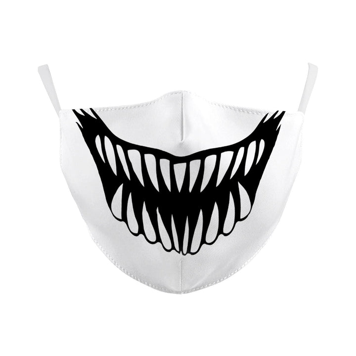 Digital Printing Wansheng Face Mask Skull Double-layer Dust Mask