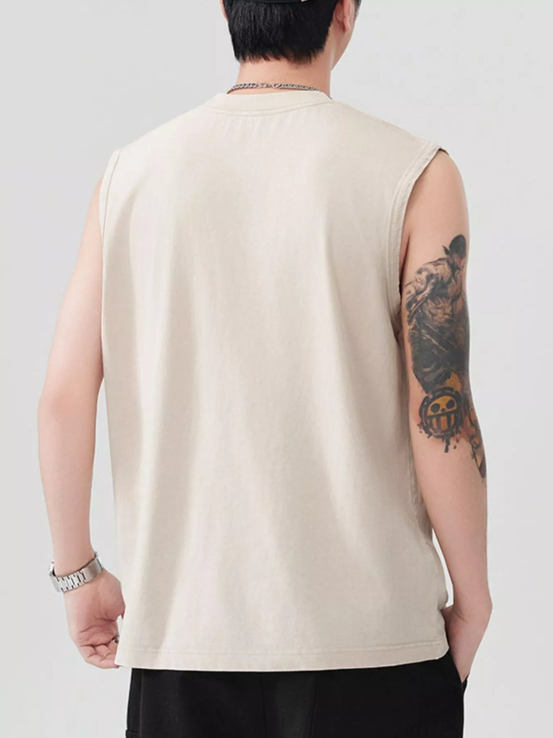 Men's Graphic Round Neck Tank
