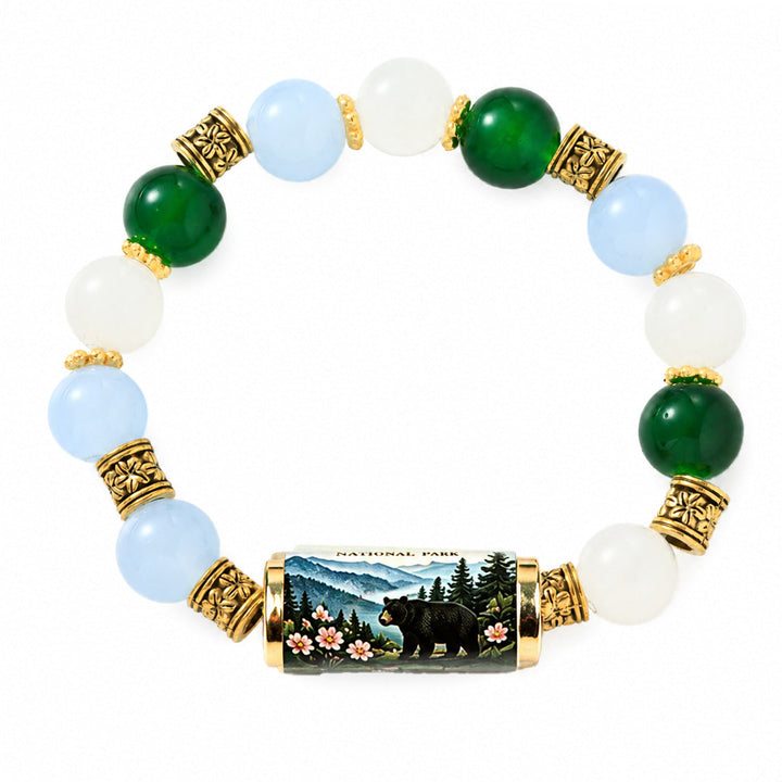 December Birth Flower Pendant Bracelet For Women