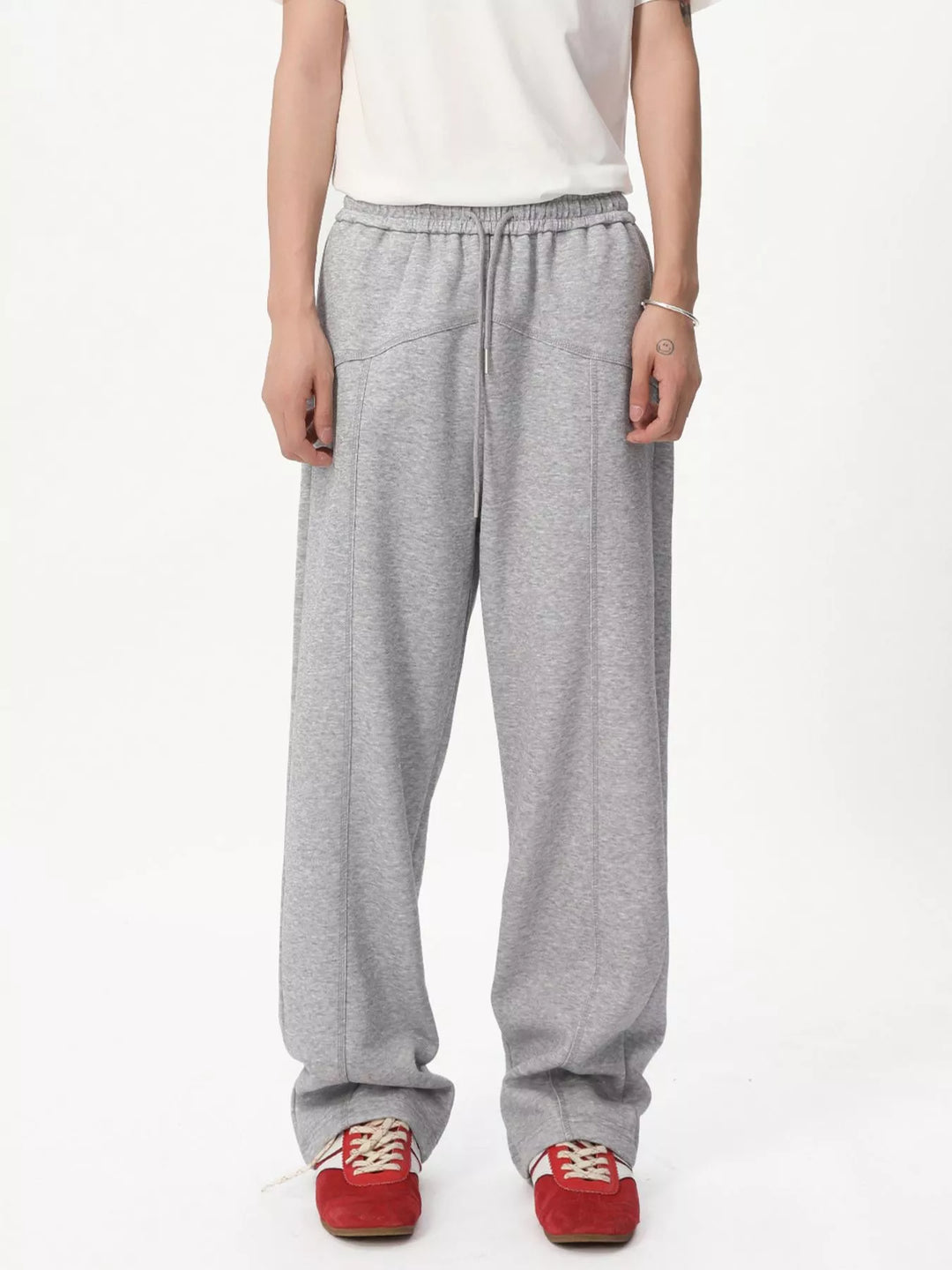 Men's Wide Leg Drawstring Pants