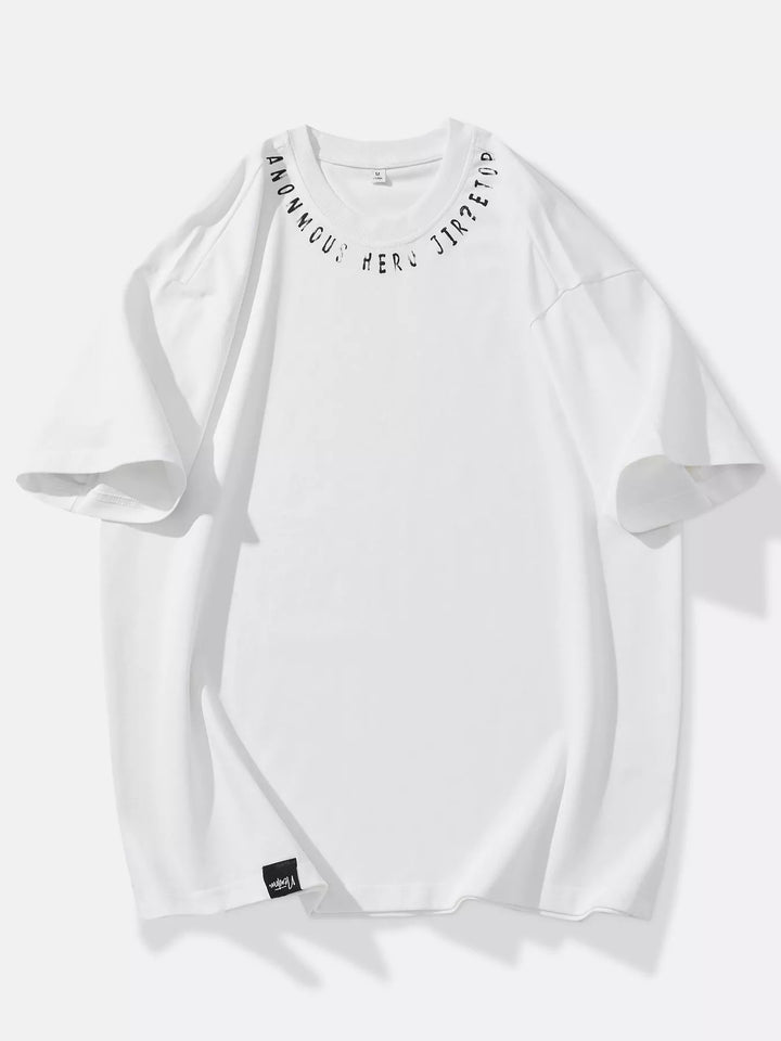 Men's Plus Size Round Neck Short Sleeve T-Shirt