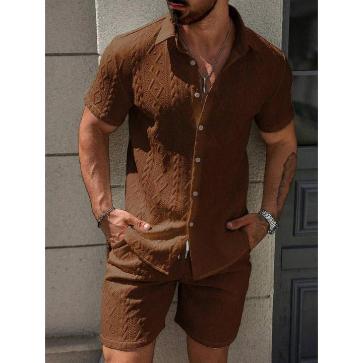 Fashionable Mens Casual Shirt Set