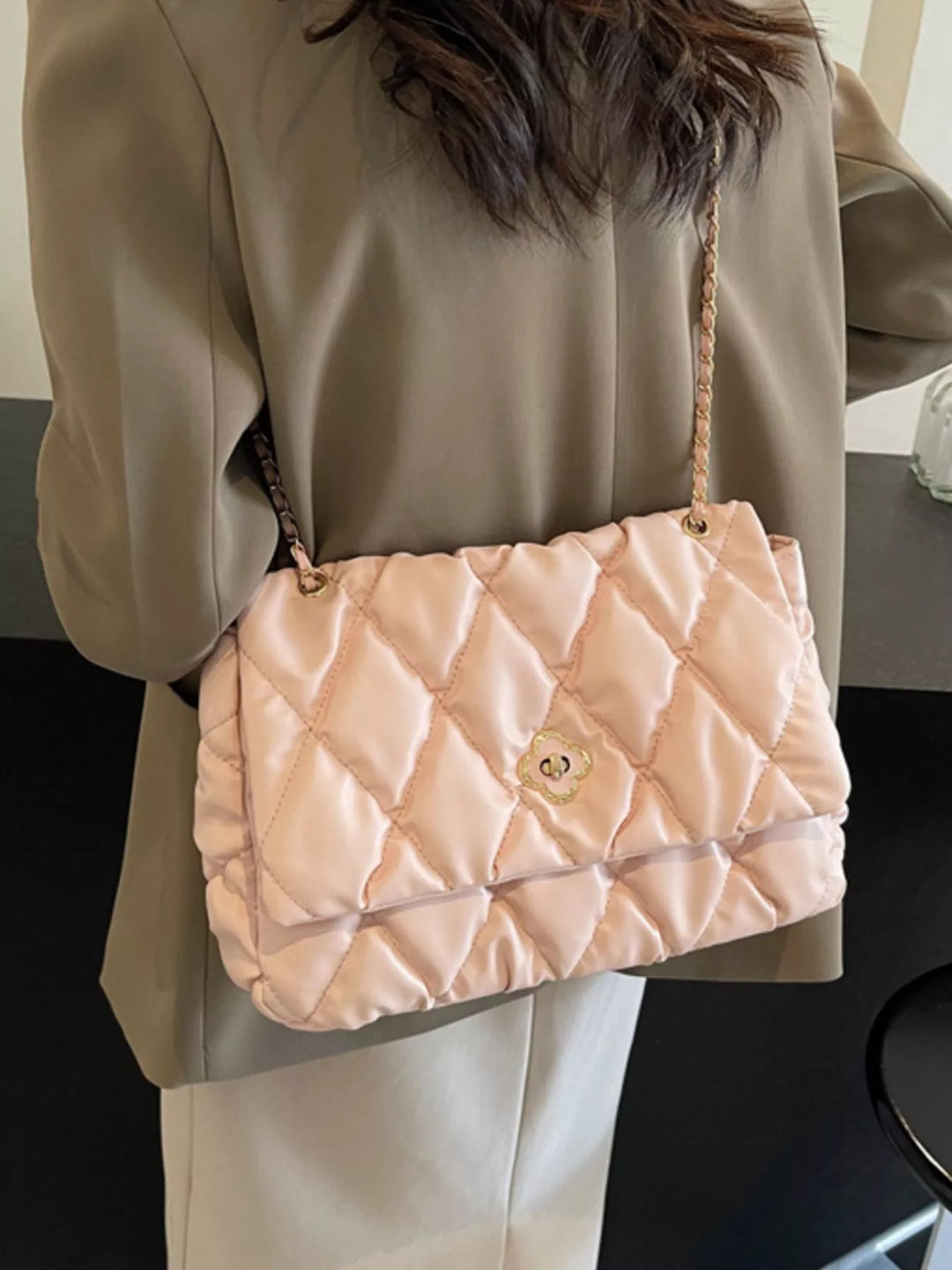 Quilted Chain Shoulder Bag