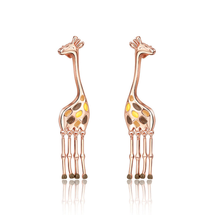 White Copper Electroplated With Thick Silver Personalized Earrings