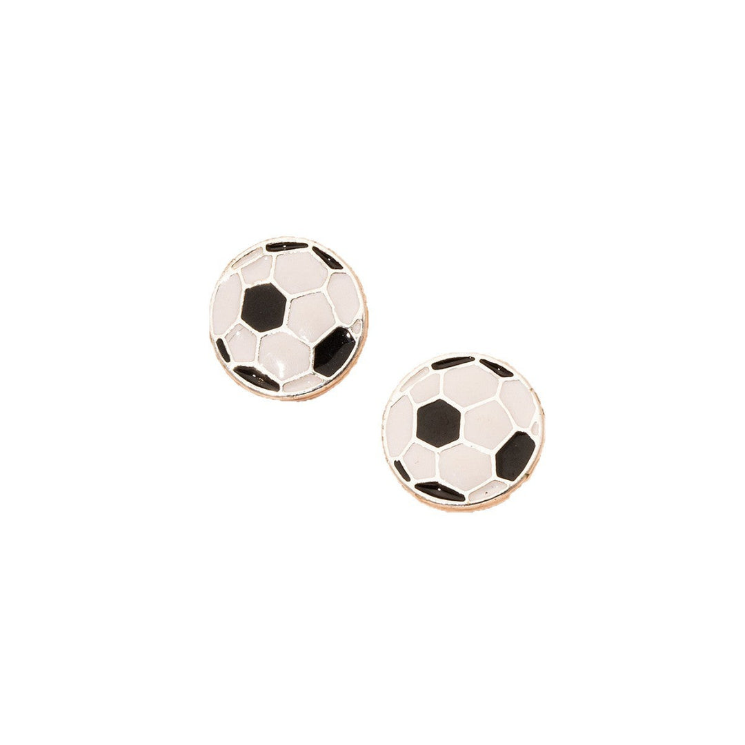 European And American Sports Series Football Ear Studs