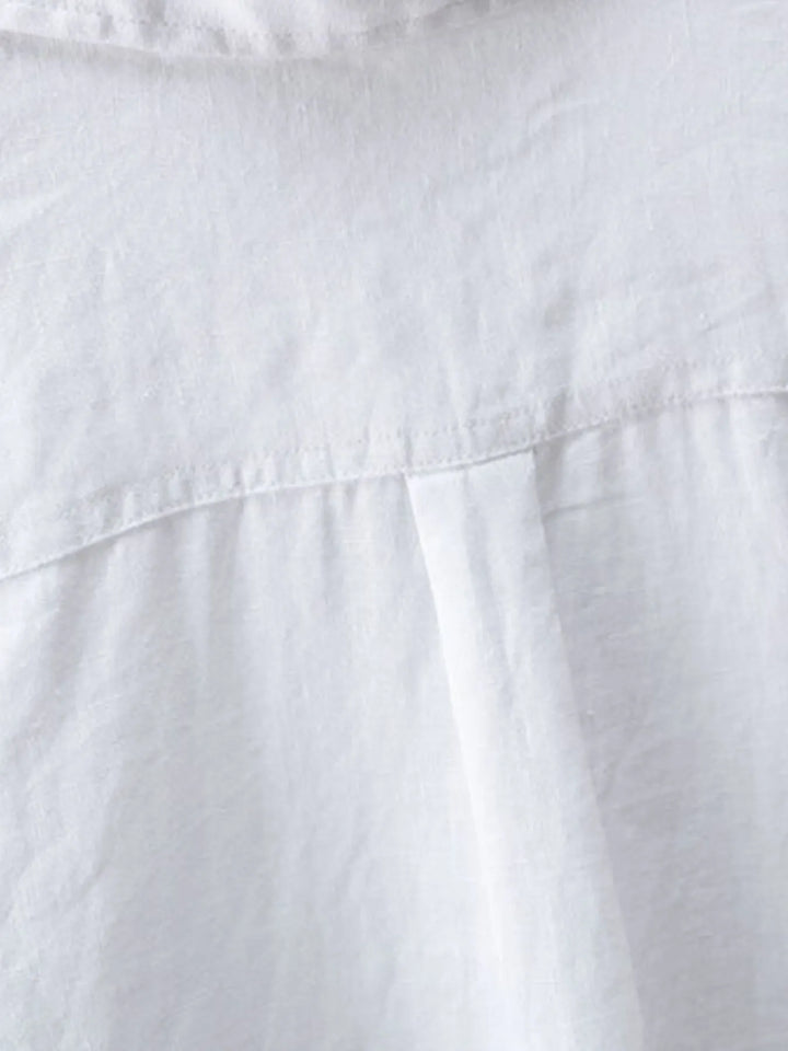 Men's Plus Size Button Up Long Sleeve Shirt