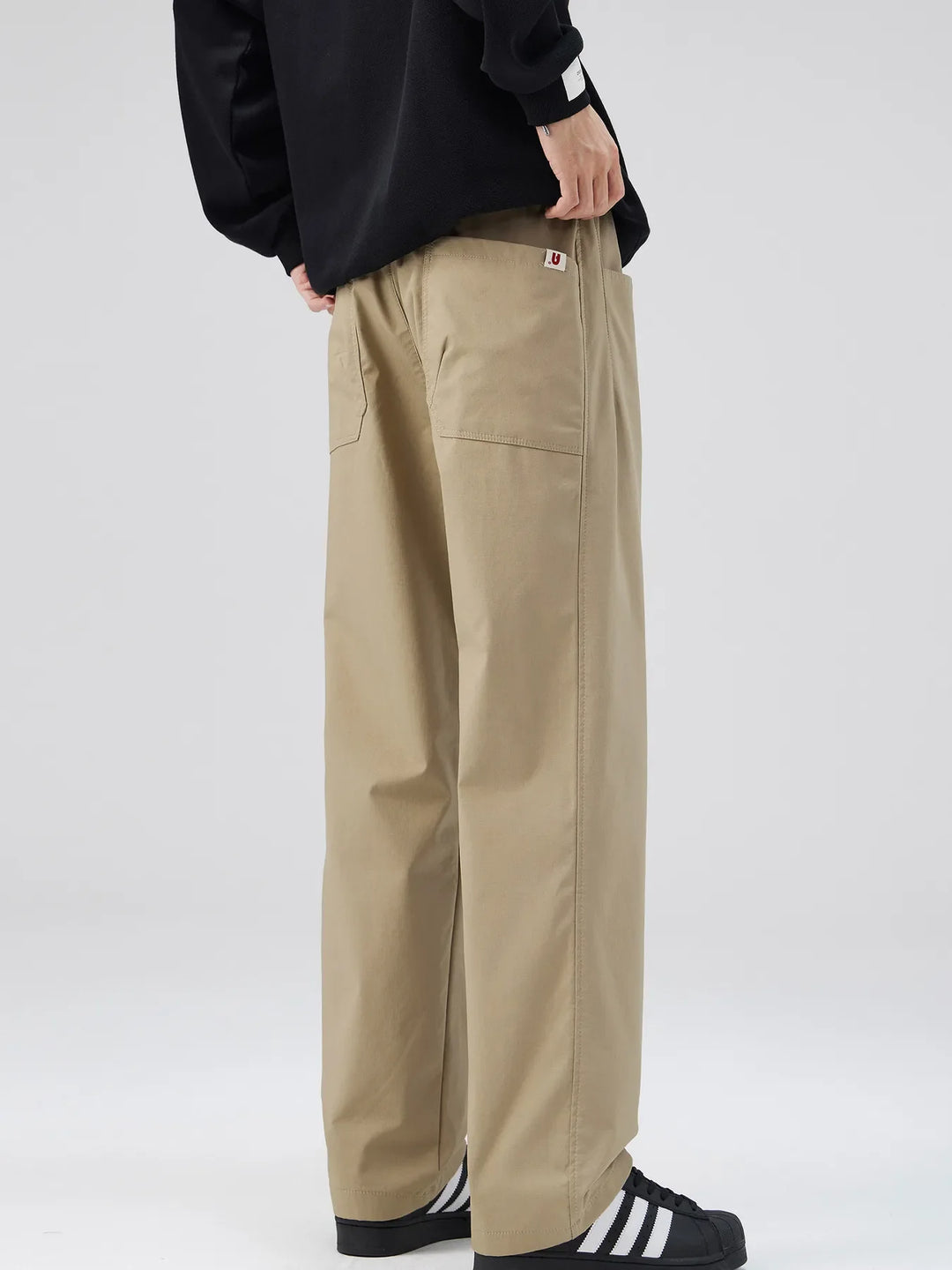 Men's Full Size Loose Fit Casual Pants Plus Size