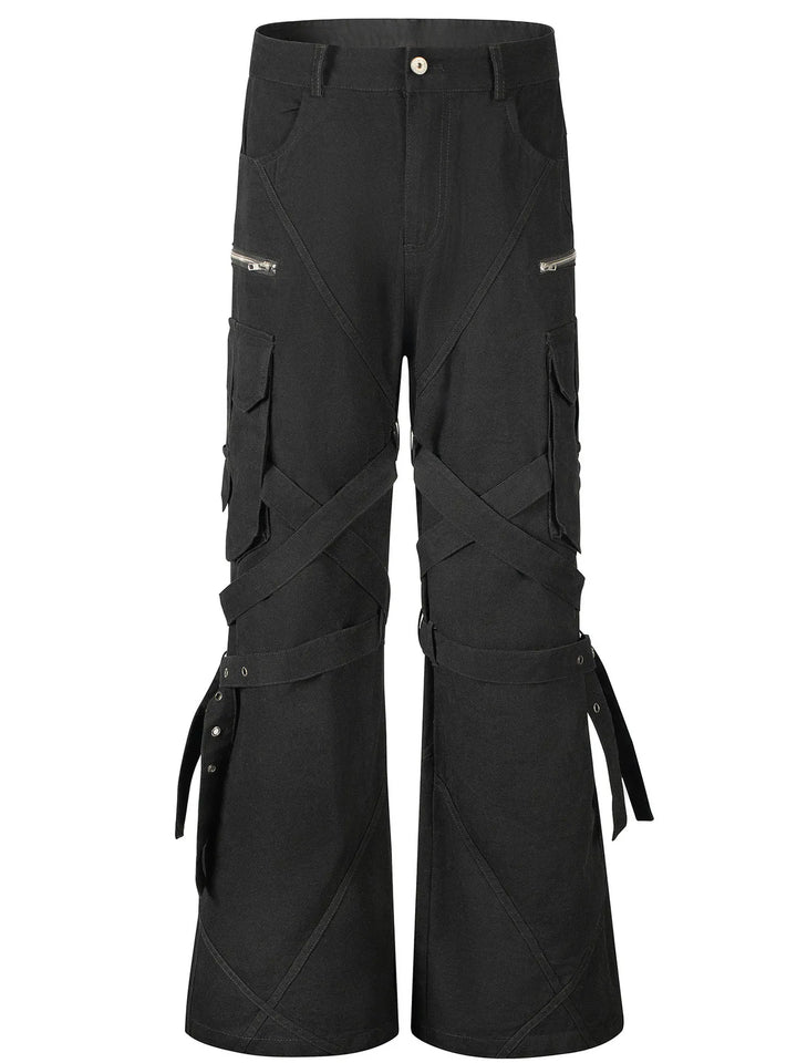 Men's Wide Leg Cargo Pants