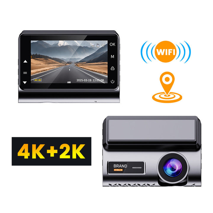 3-inch 4K 2K Front-and-rear Dual-camera HD Dash Cam