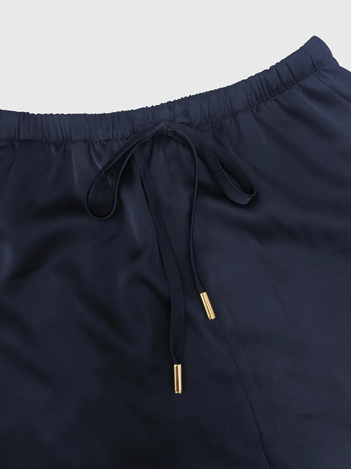 Round Neck Top and Pants Set