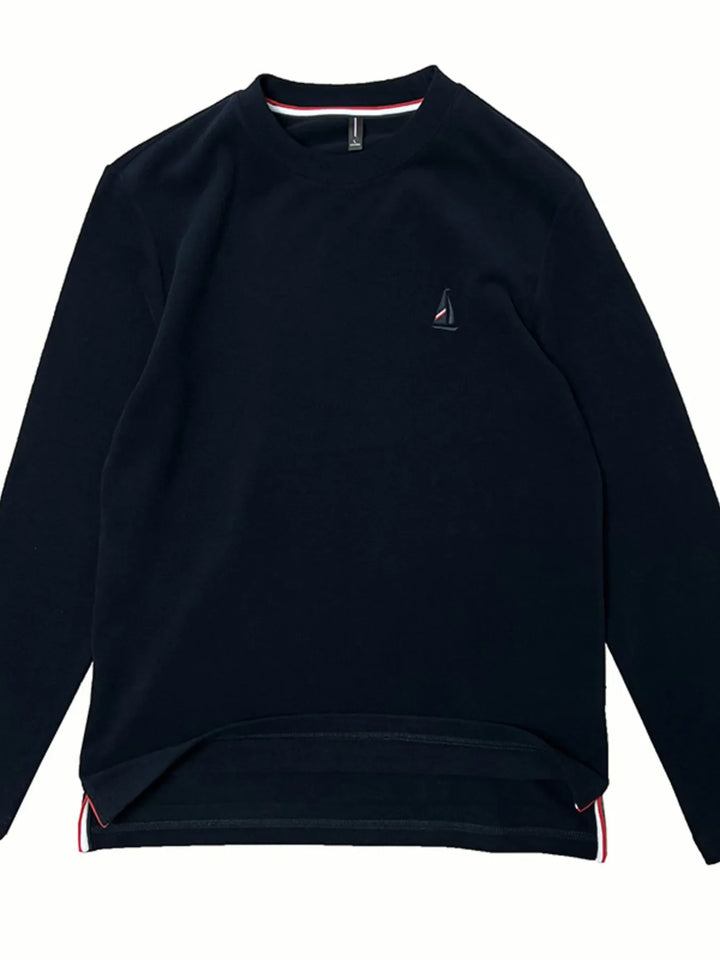 Men's Plus Size Round Neck Long Sleeve T-Shirt