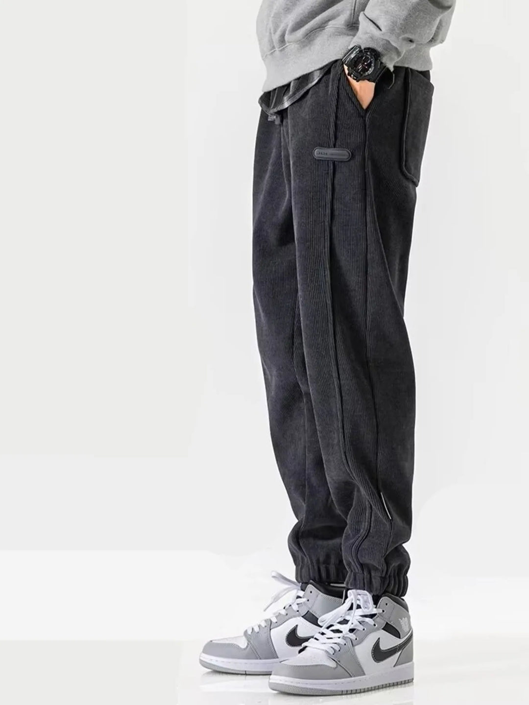 Men's Plus Size Drawstring Loose Fit Joggers