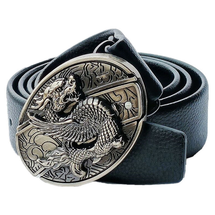 Smooth Buckle For Self-defense Trendy Punk-style Belt Buckle With A Distinctive Look