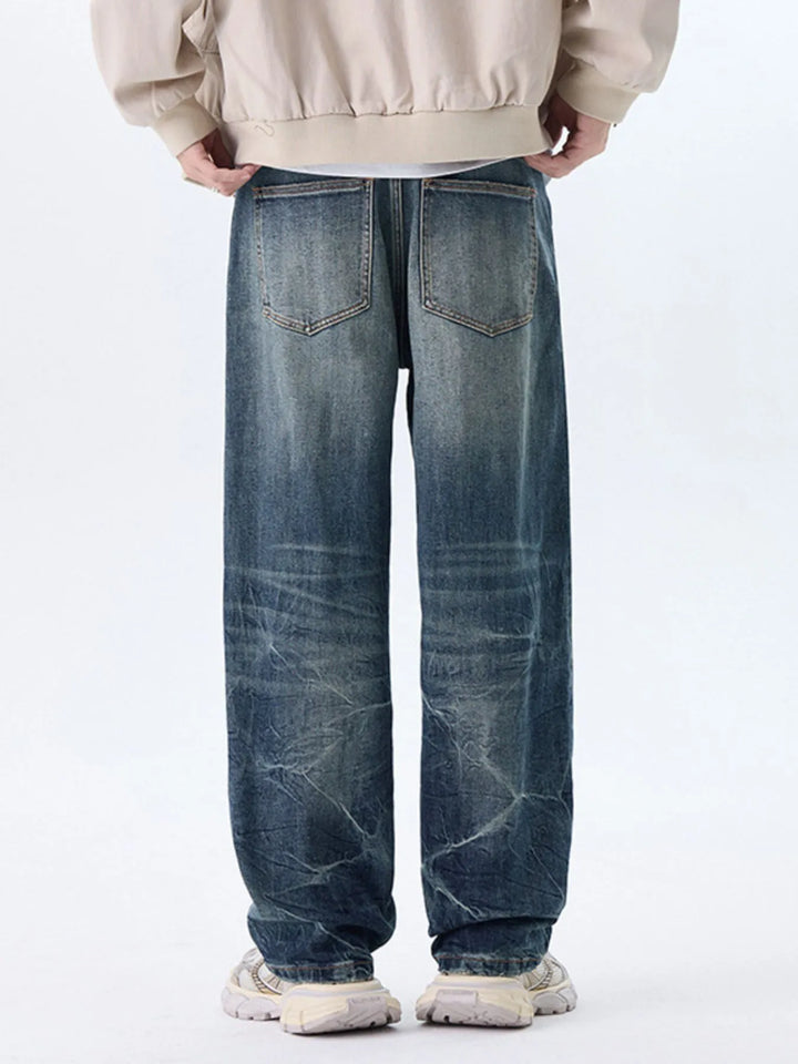 Men's Plus Size Wide Leg Jeans
