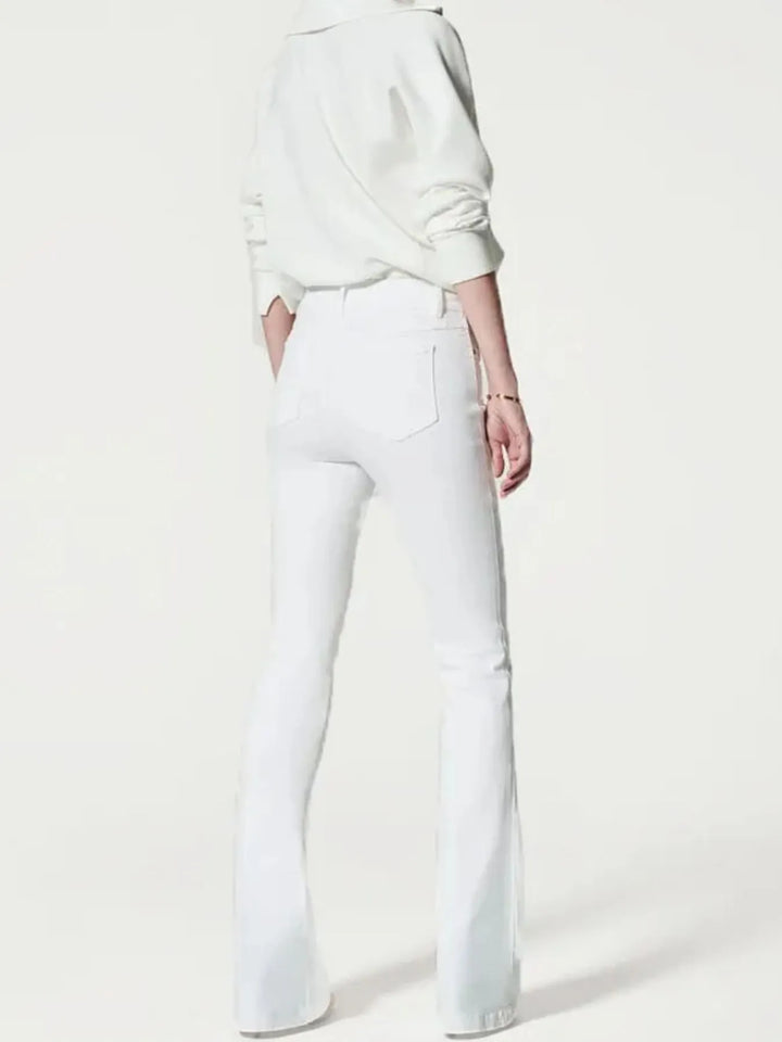 Full Size High-Waisted Flare Jeans Plus Size