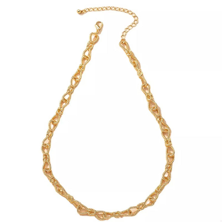 18K Gold-Plated Chain Link Necklace