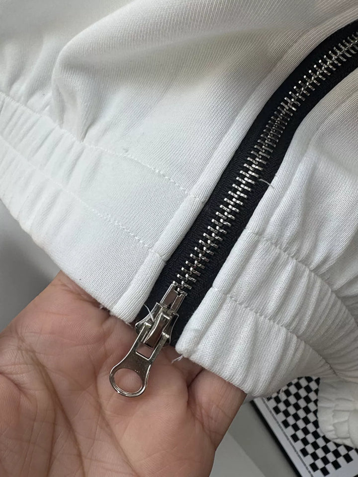 Zip Up Outerwear and Joggers Set