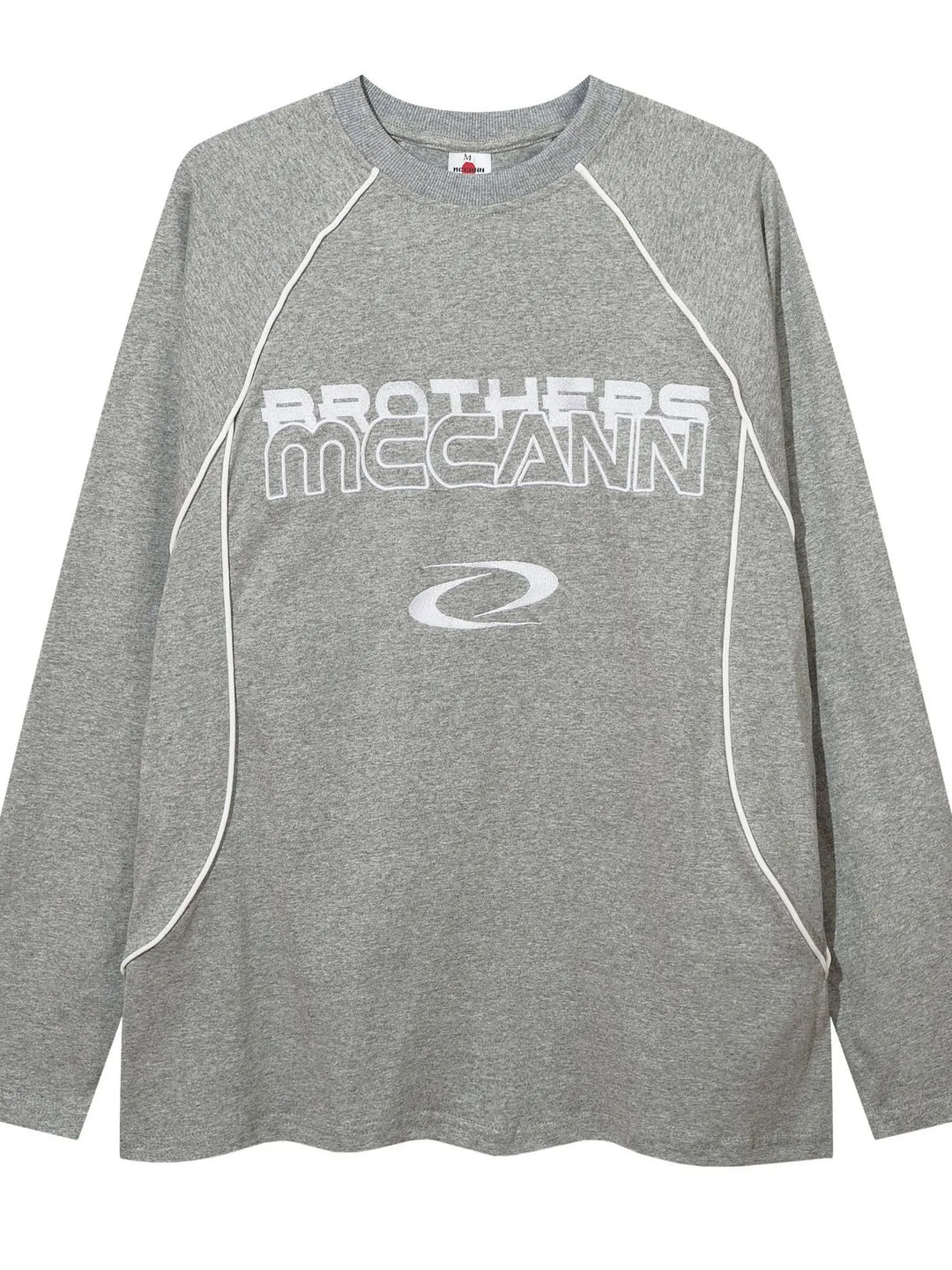 Men's Contrast Stitching Round Neck Letter Graphic T-Shirt