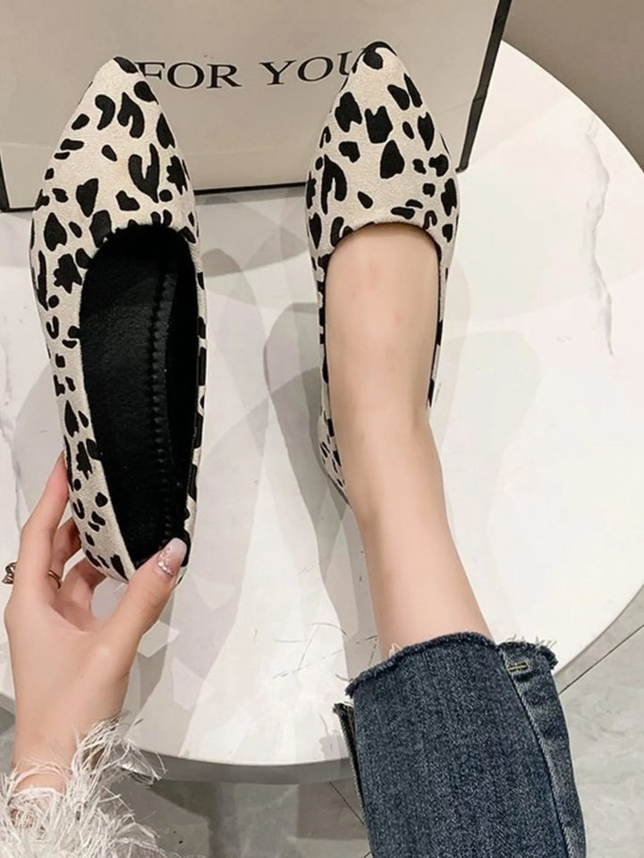 Point Toe Flat Slip-Ons