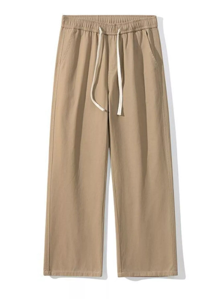 Men's Full Size Relaxed Fit Drawstring Pants Plus Size