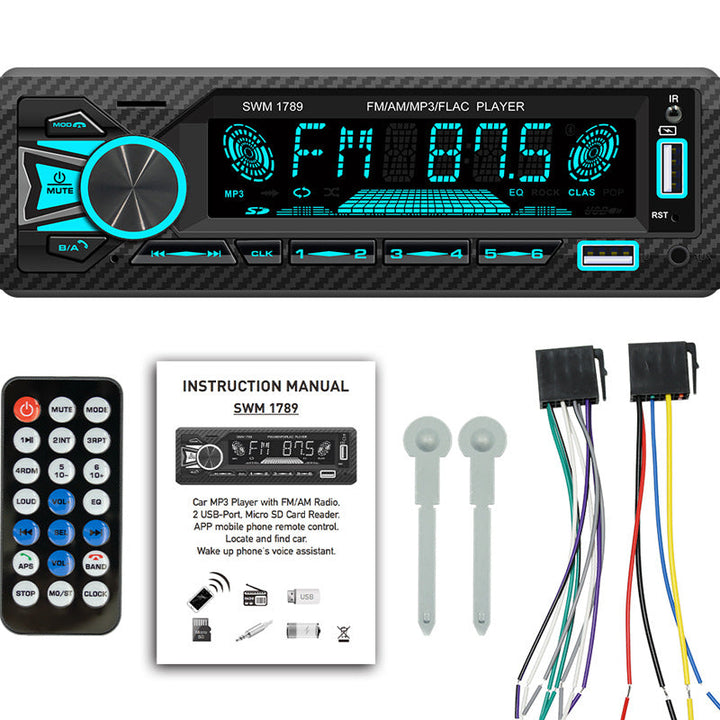 Car MP3 Radio Car Card USB Smart Bluetooth Lossless Music
