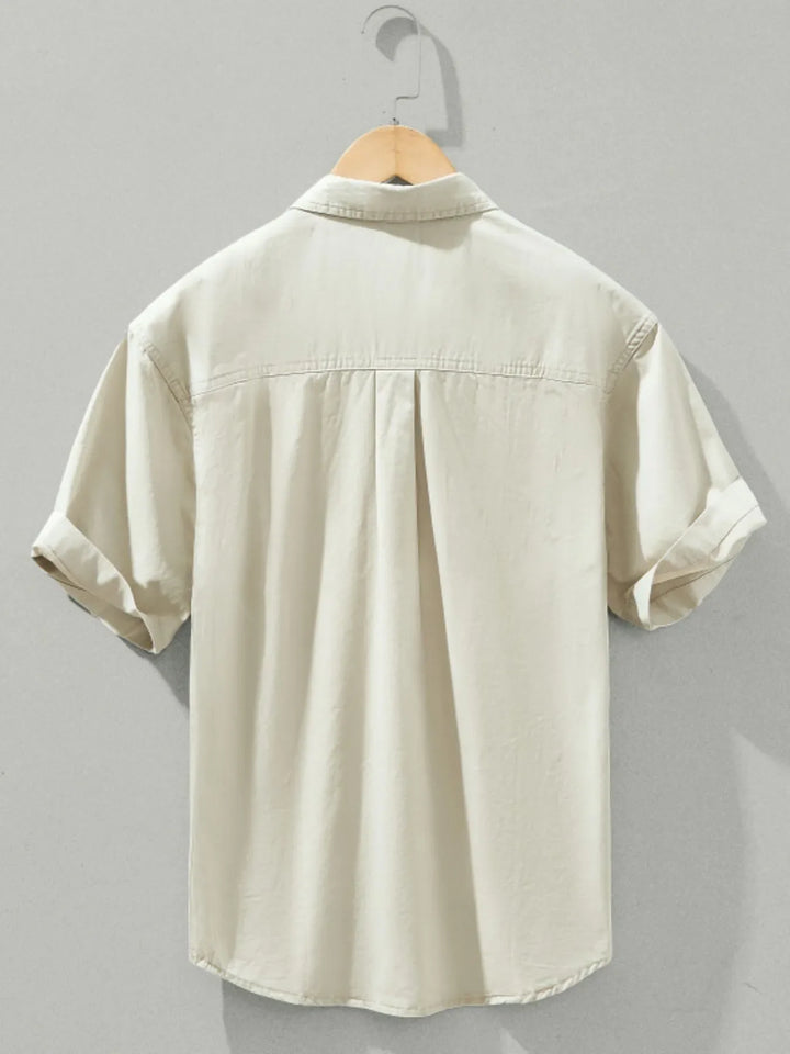 Men's Plus Size Button Up Long Sleeve Shirt