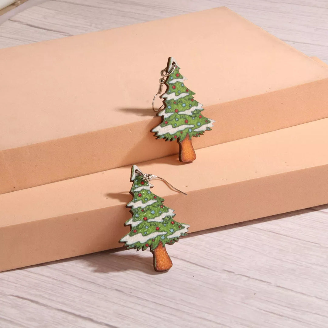 Christmas-Themed Dangle Earrings