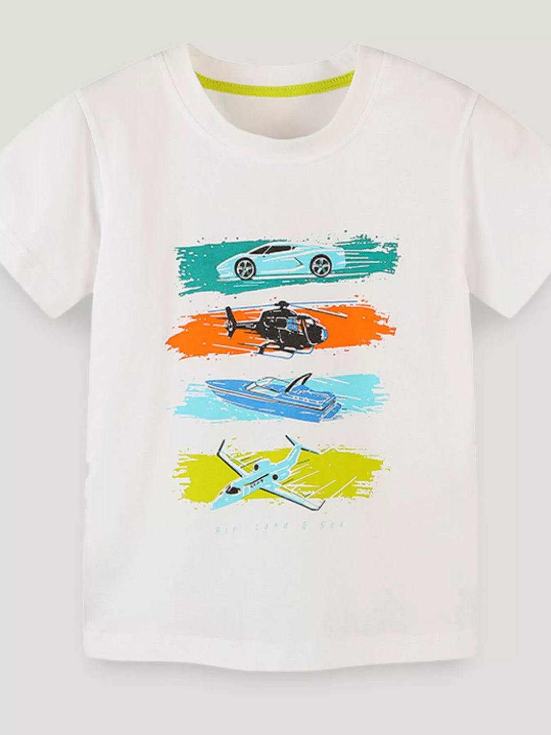 Kids' Vehicles Graphic T-Shirt
