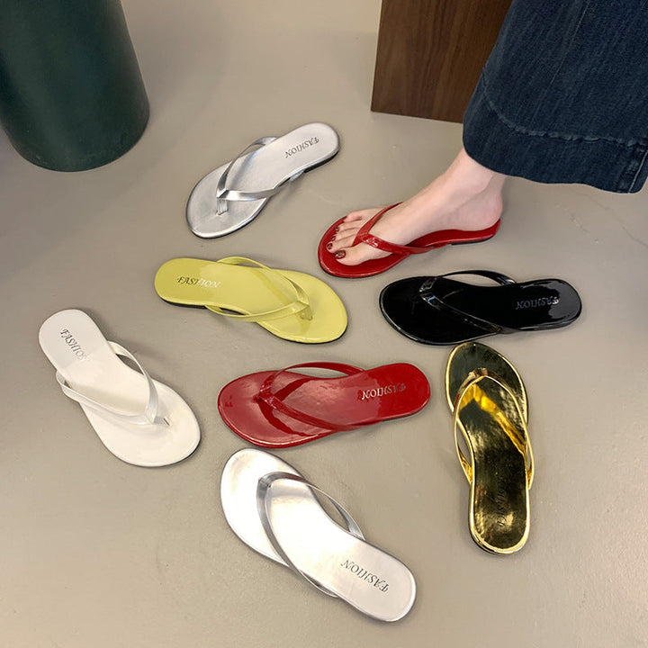 Womens Plus-size Flat Sandals For Spring And Summer
