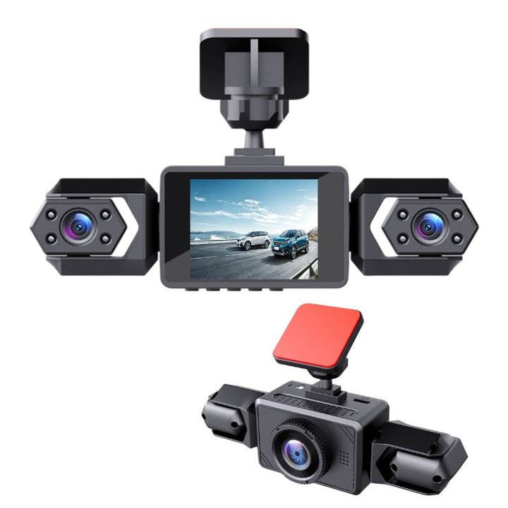 1080P High-definition Driving Recorder With Four Lenses, High-definition Night Vision, Front, Back, Left, Right Recording